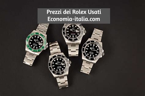 prezzi rolex usati in calo|progresso del prezzo di rolex.